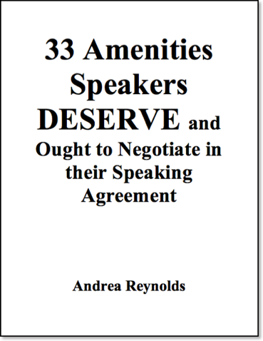 SPEAKER AMENITIES